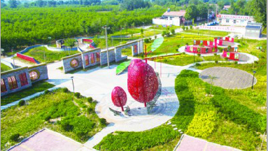 新建的枣乡人家旅游休闲区