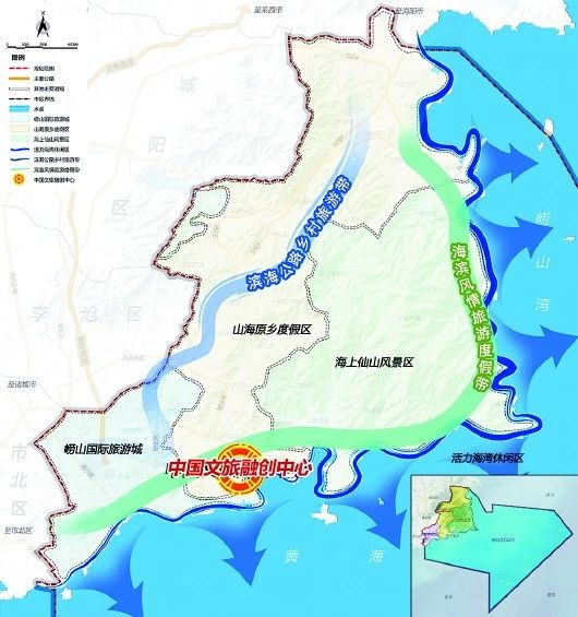 △ 崂山全域旅游区域图