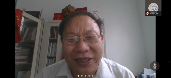 青岛科技大学马克思主义学院院长曹胜教授热情致辞