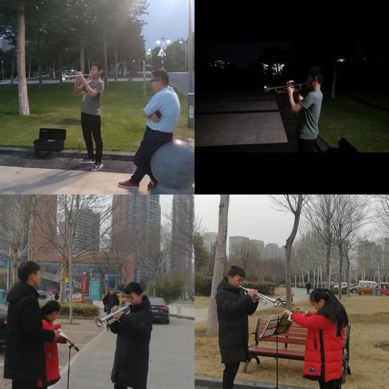 五洲湖广场练习
