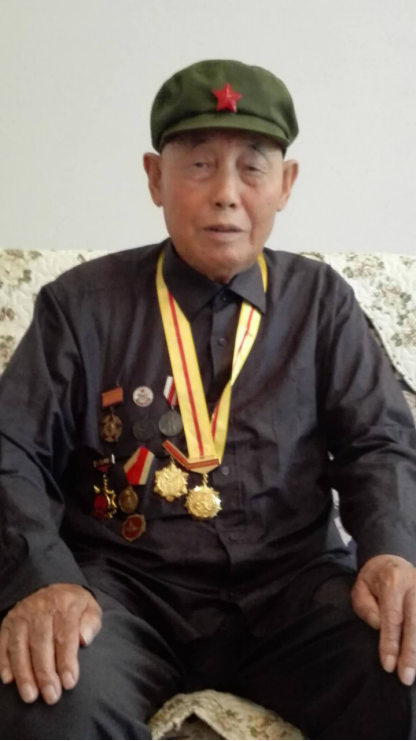 徐华英老战士(现居江苏无锡,照片由家人提供)