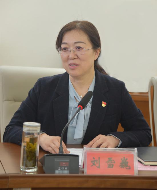 刘雪巍汇报聊城职业技术学院共青团工作