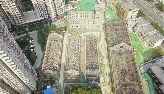 成丰面粉厂全貌俯瞰(改造前)(图片来源于大众网)