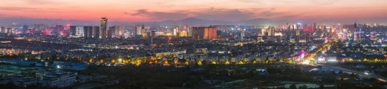东部城区夜景图