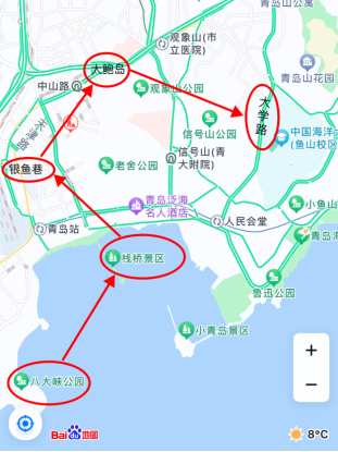 (青岛网红打卡点游旅游路线)