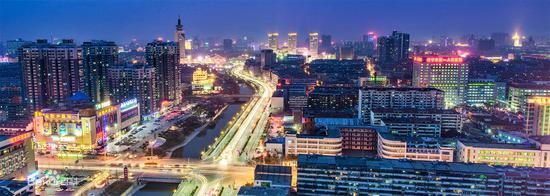 济宁市区夜景