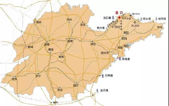 △ 龙口区位地图(来源:龙口市人民政府网站)