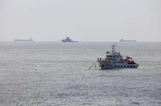 图说:海事、渔政联合执法 采访对象供图