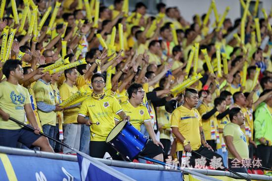 图说:申鑫球迷 资料图 新民晚报记者 李铭珅 摄