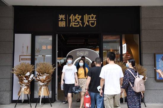 光明优焙快闪店 光明乳业 供图