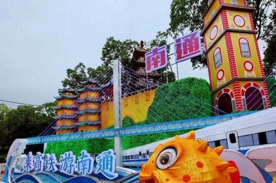 图说:南通灯景