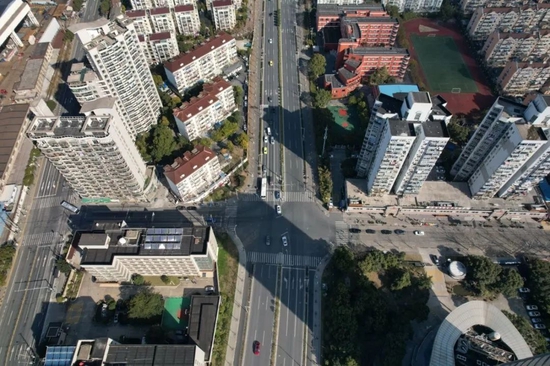 浦东北路利津路路口改造前