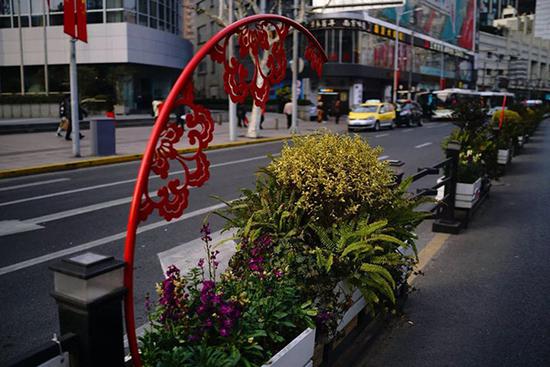 南京西路花箱