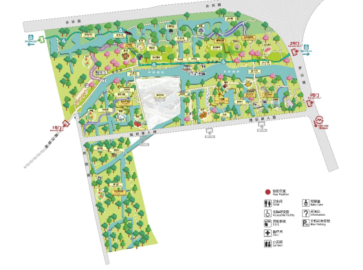 沿北公园平面图