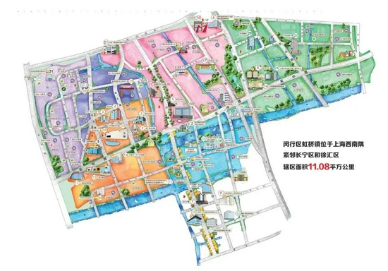 虹桥镇发布运动地图 包含22个类型350个体育设施点