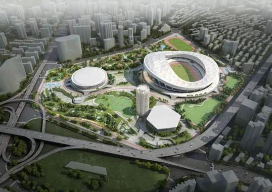 徐家汇体育公园上海体育场综合改造一期项目,以及东亚大厦外立面改造项目大面积改造施工,已经于今年6月份全面展开。