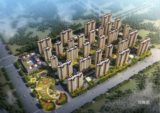 图说:公租房鸟瞰图。浦东发布 供图(下同)