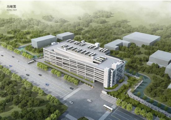 三林环外区域公交停车场项目效果图