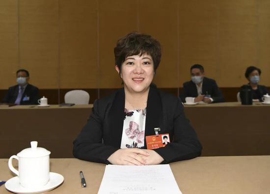 全国人大代表徐珏慧。张驰 摄