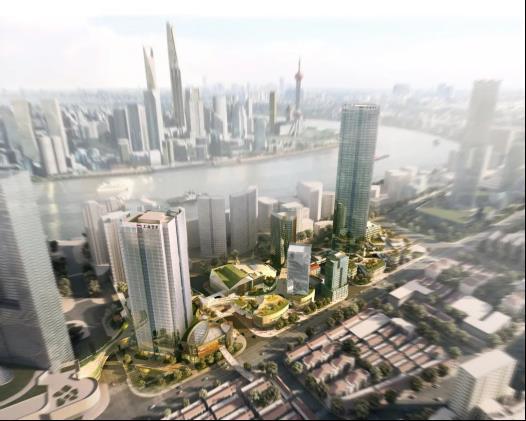 北外滩“上实中心”项目效果图 虹口区供图