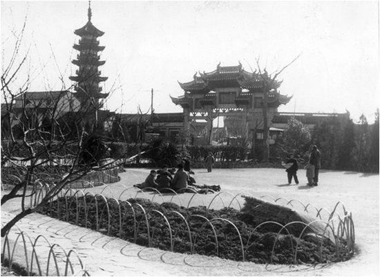 龙华公园,1957年(区档案馆 供图)