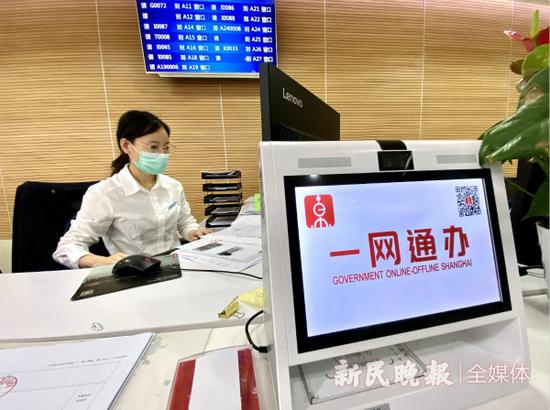 图说：服务窗口。