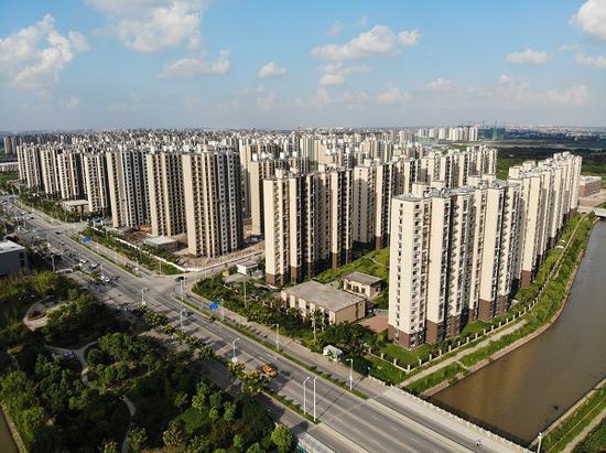图说:惠南民乐大型居住社区实景 采访对象供图