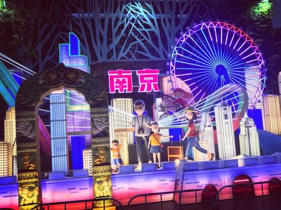 图说:南京夜景 来源/采访对象供图(下同)