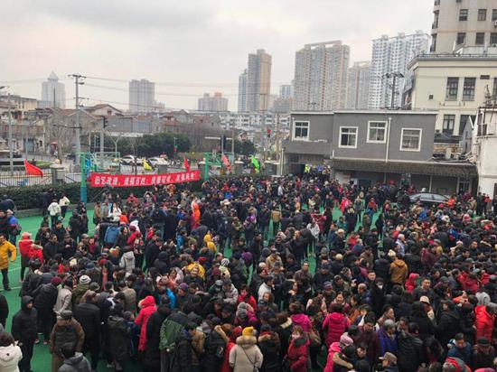 乔家路地块居民咨询会现场热火朝天