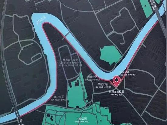 中山公园三号门至江苏北路桥