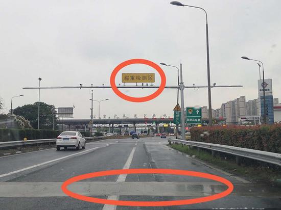 图说：电子检测点位 来源/采访对象供图（下同）