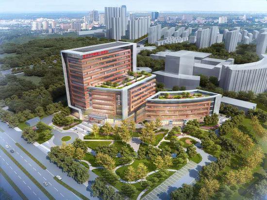 上海市口腔病防治院闵行院区效果图。本文图片 均为医院供图