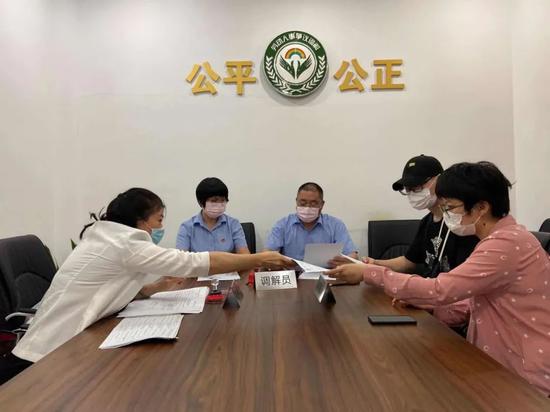 128名员工的工资拖欠通过该平台有序调解