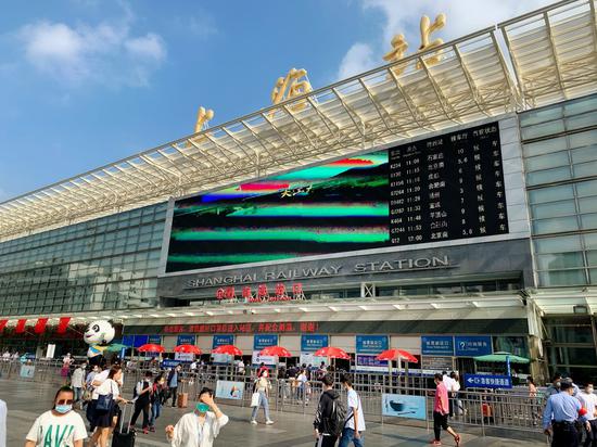 上海站。&nbsp;&nbsp;本文图片均为 铁路上海站提供