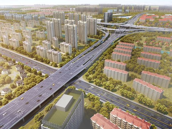 杨高南路（高科西路—外环立交）效果图