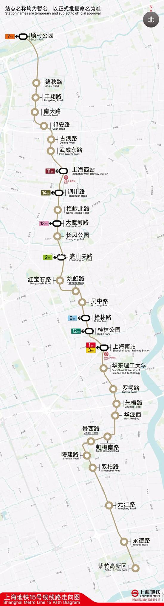 站点名称均为暂名,以正式批复名为准。