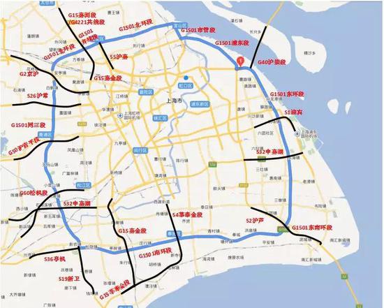 交通标志更换涉及的高速公路范围↑