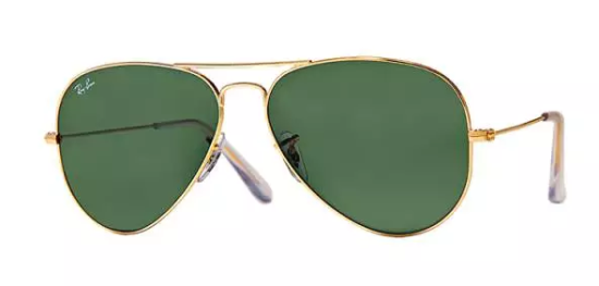 Ray-Ban飞行员大框金属太阳眼镜