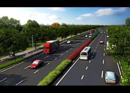 浦卫公路效果图