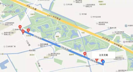 浦东江东支路将拓宽 打通进出滨江森林公园通道