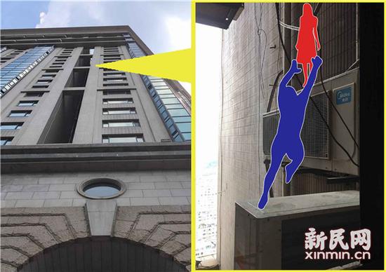 图说:事发现场。徐汇公安分局供图