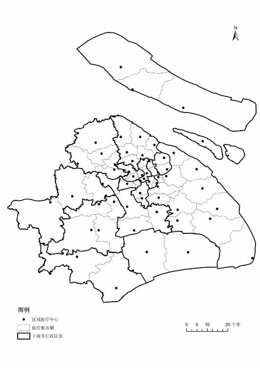 58个医疗圈分布图