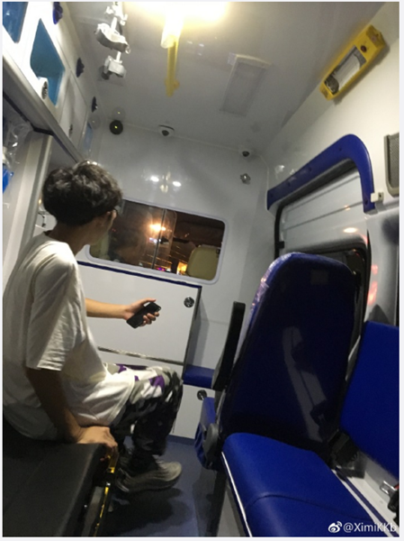 网友约杭州到上海顺风车叫来救护车 厂家:新车