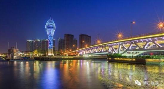 徐汇区推“夜游”线路。徐汇旅游图