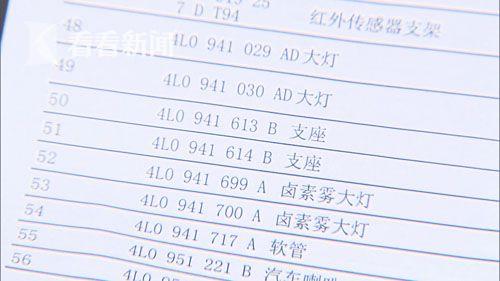 沪一奥迪4S店售后现重大漏洞 修车偷换假零件