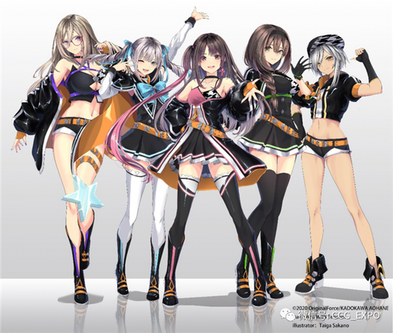 图说:虚拟女子电竞战队“千鸟” 官方图