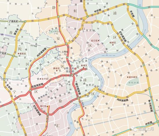 图说:中心城区道路交通概况图