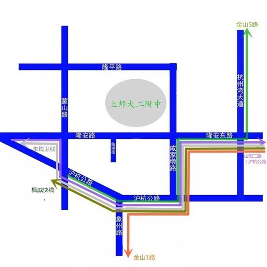 上海市春考多个区域采取临时交通管制