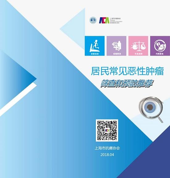 图说:上海市抗癌协会发布《居民常见恶性肿瘤筛查和预防推荐》 上海市抗癌协会供图(下同)