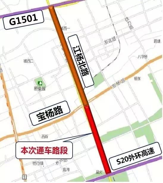 江杨北路改建工程最新进展优化为双向8车道